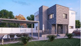 Proiect casa Cubiqa cu lift si piscina Clinceni - Ilfov